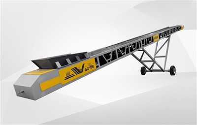 VICKEY Portable Stacker Conveyor Shipped To Canada