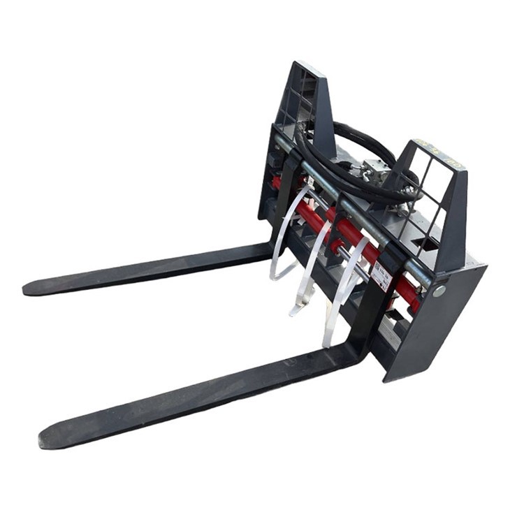 Skid Steer Hydraulic Fork Attachment